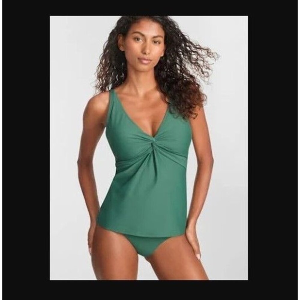 SUNSETS SWIM Forever Tankini #77 Island Green Current Color 38DD NWT $116